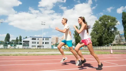 Interval training in sports, interval training in running