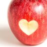 Heart healthy, heart health month 2023, apple, valentines day 2023